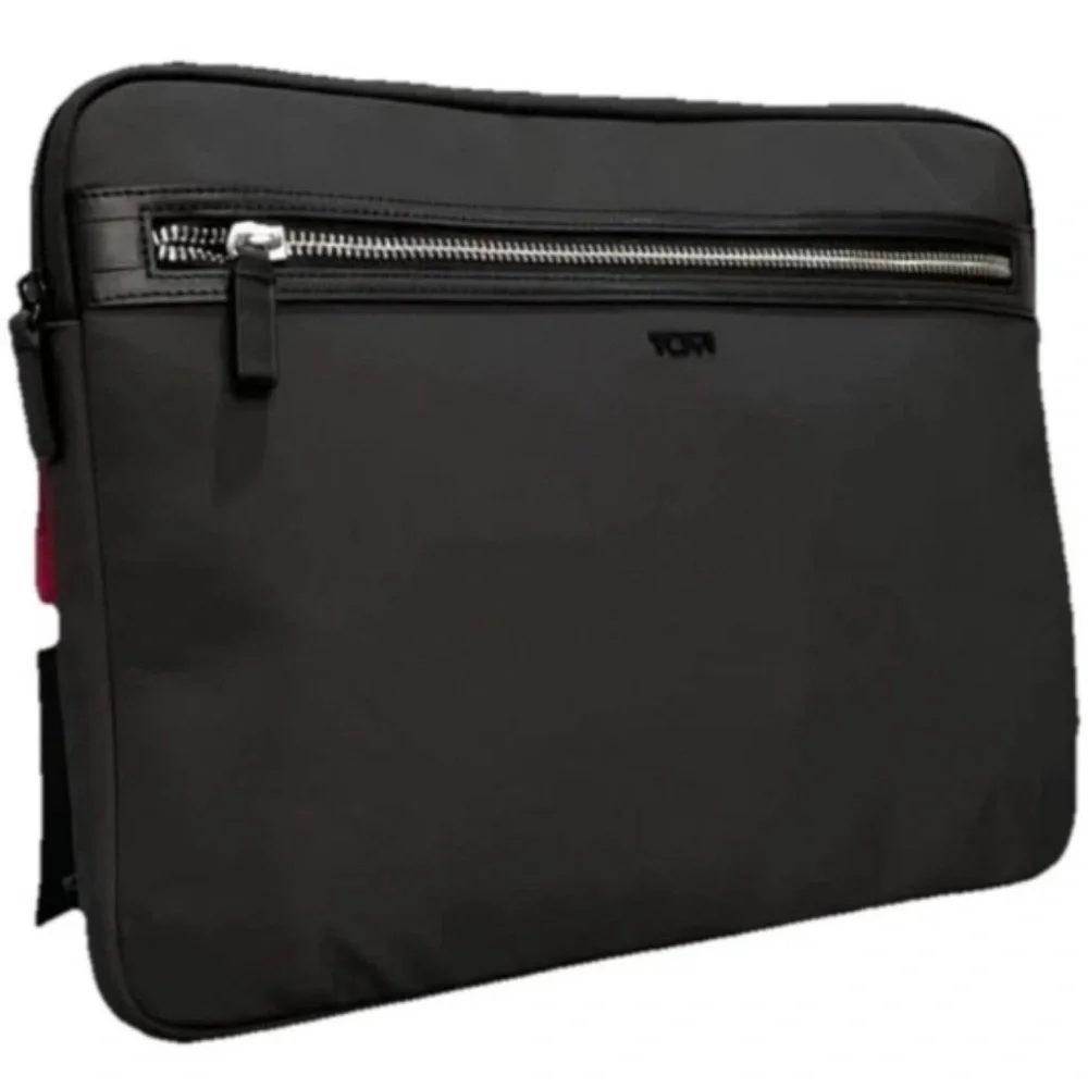 TUMI Kalvin Laptop Crossbody Messenger Unisex Adjustable Bag Black MSRP $395